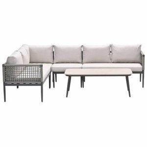 Garden Impressions Burela loungeset 5-delig links - taupe
