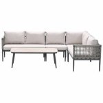 Garden Impressions Burela loungeset 5-delig rechts - taupe