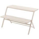 HESPERIDE HIXA Balkontafel Tuintafel Balkonbank halve Picknicktafel...