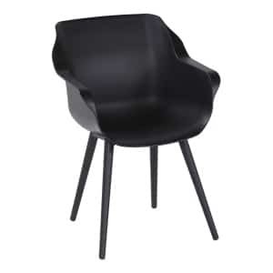 Hartman Tuinstoel Sophie Studio met armleuning - Zwart
