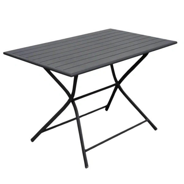 Inklapbare tuintafels GLOBE 110x70cm Graphite
