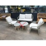 Jamaica set Taupe met kussens - Eurofleur aanbieding