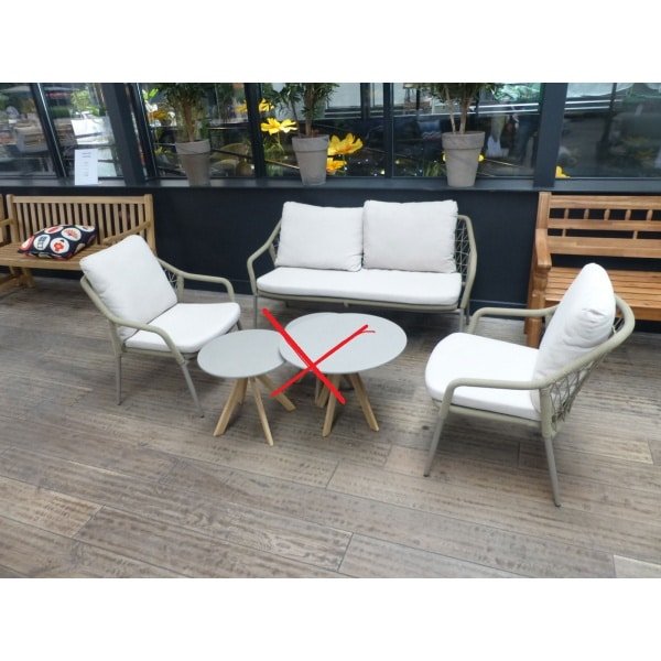 Jamaica set Taupe met kussens - Eurofleur aanbieding