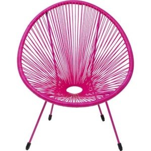 Kare Design Acapulco Mono Tuinfauteuil - roze