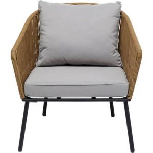 Kare Design Elba Tuinfauteuil - bruin