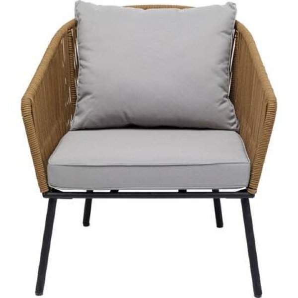 Kare Design Elba Tuinfauteuil - bruin