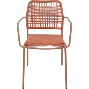 Kare Design Madagascar tuinstoel armleuningen - rood