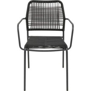 Kare Design Madagascar tuinstoel armleuningen - zwart