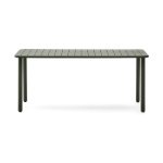 Kave Home Brai tuintafel 180x90 cm groen gegalvaniseerd