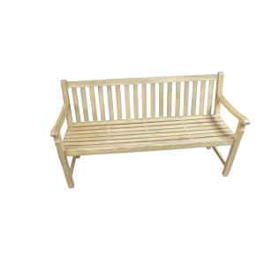 Kingston bank 150 cm acacia light teak look - Eurofleur aanbieding