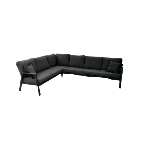 Kreta loungeset antraciet 3-delig - Driesprong collection