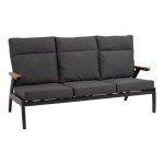 Lesli Living Loungebank Florence Alu - antraciet