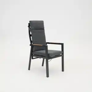 Levy stapelstoel teak arm