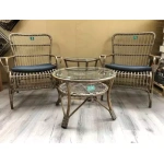 Loungeset Vita Lester Nature Bamboe Look 4-delig