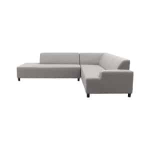 Malaga hoekbank loungeset chaise longue - Taupe