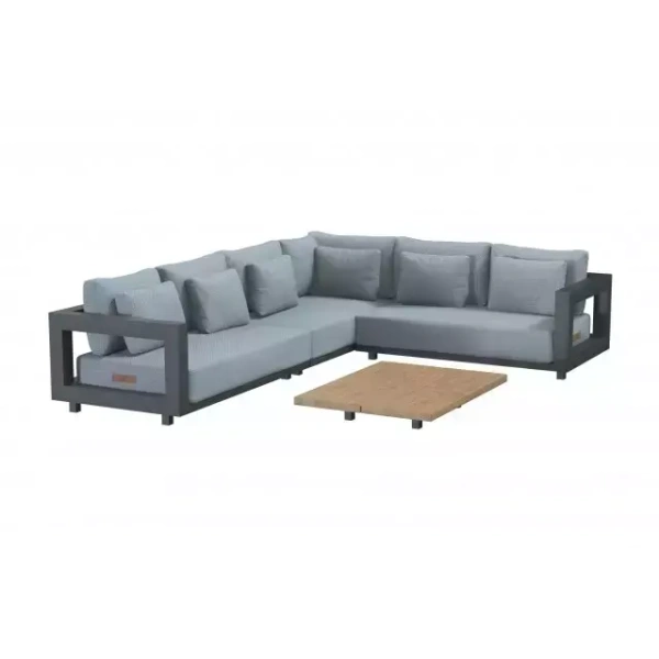 Metropolitan loungeset 3-delig links met salontafel van 4 Seasons Outdoor