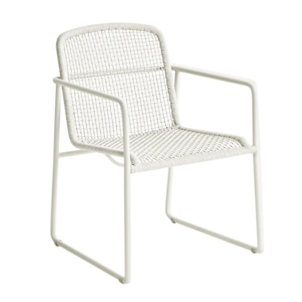 Mira stoel wit/taupe - Yoi