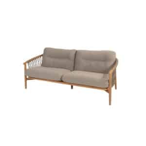Nora 3-zits lounge bank teak - 4so