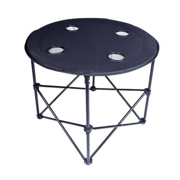Orange85 Campingtafel Bijzettafel met Cuphouders Vistafel 70 cm Bij...