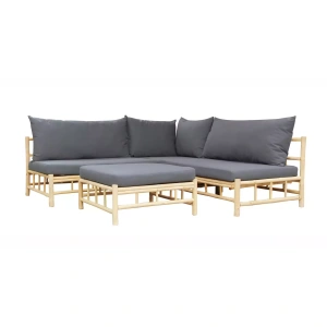 Outlet - Tuinset Vita Bamboo Chaise-Lounge - Naturel