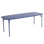 Petite Friture Week-end tuintafel 220x85 met dicht blad Blue