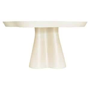 Richmond Organische Eettafel Urban Bloom 140cm - Wit