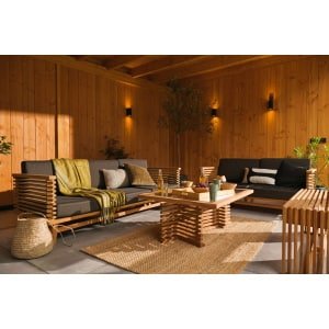 Riverside teak bijzetbankje 110x35 cm Tuindeco - Tuindeco