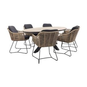 Taste Belmond | GI Edison 220x115 cm. - ovale tuinset