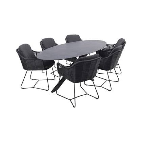 Taste Belmond|Privada 240x107 - Ovale tuinset - 7-delig