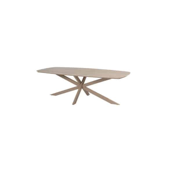 Taste Prado dining tafel latte keramiek barrel 240 x 105 cm - 4so