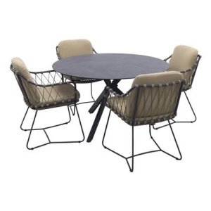 Taste Prego|Locarno ronde tuinset - 5-delig - 130 cm.