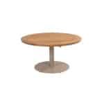 Taste Saba low dining tafel teak latte dia. 130 cm - 4so