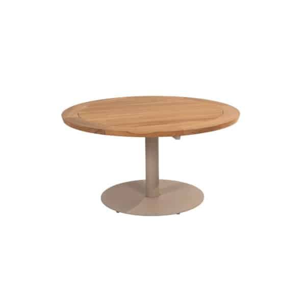 Taste Saba low dining tafel teak latte dia. 130 cm - 4so