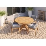 Teak tuintafel rond Tuindeco - Tuindeco