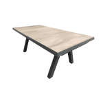 Tensil uitschuif tafel 205 en 265x103x76cm antraciet - Driesprong collection