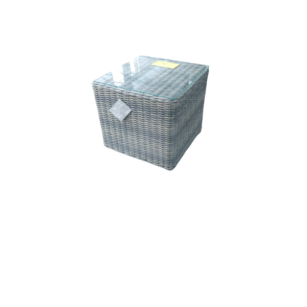 Toscane relax side table 50x50x45 cm kobo grey - Eurofleur aanbieding