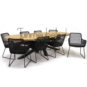Tuinset Athena Dining met Mistral Tafel Ovaal 280