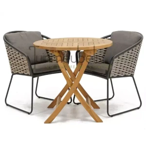 Tuinset Bo Dining met Milton Tafel Rond 80