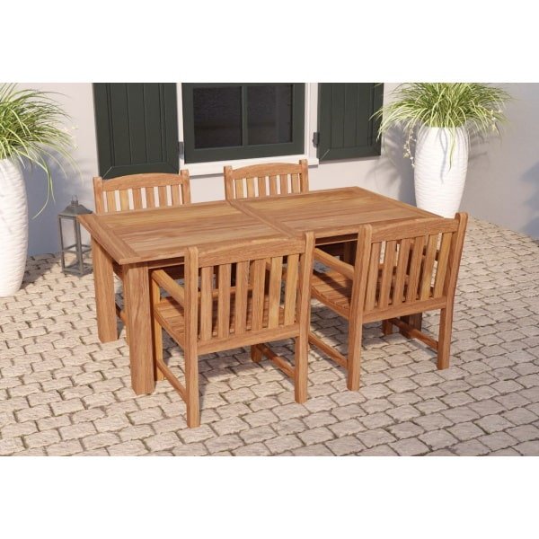 Tuintafel Modern teak 180 cm Tuindeco - Tuindeco