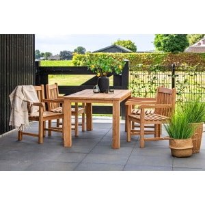 Tuintafel Rustiek teak 250 cm Tuindeco - Tuindeco