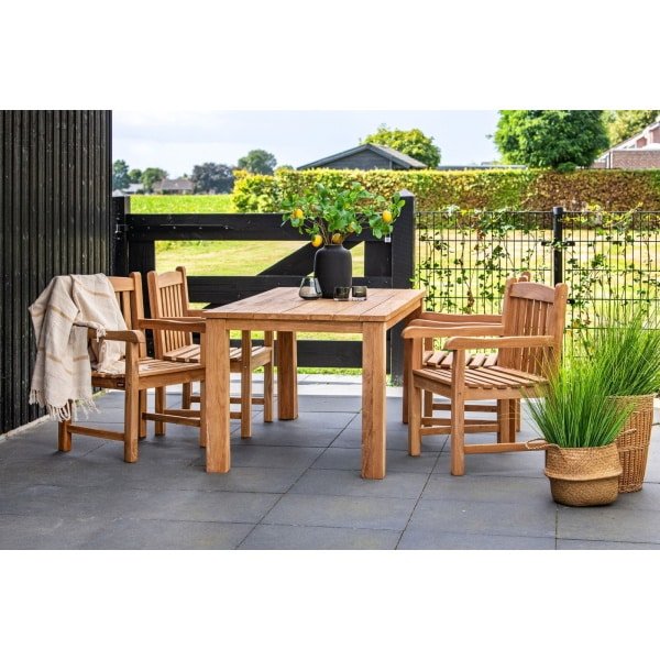 Tuintafel Rustiek teak 250 cm Tuindeco - Tuindeco