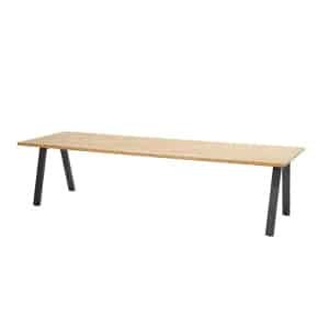 Ambassador Diningtafel Teak Antracite 300 x 100 cm - 4so