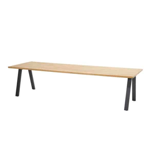 Ambassador Diningtafel Teak Antracite 300 x 100 cm - 4so