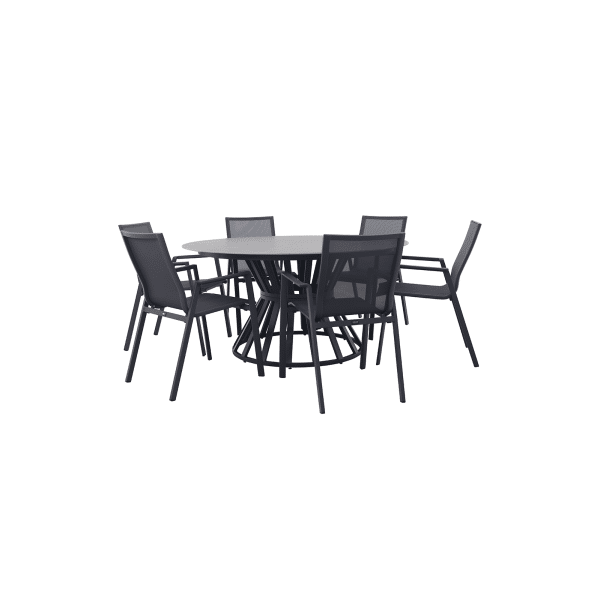 Atmos/GI Nassau Ø150 - 7-Delige ronde tuinset