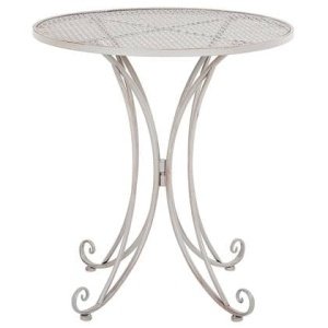 Beliani - CILENTO - Tuintafel - Grijs - 71 x 71 cm - Metaal