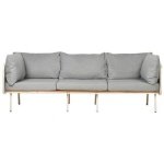 Beliani - SENISE - Tuinbank - Grijs - Aluminium