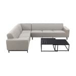 Boavista/Royalty Sunbrella loungeset - Nature Grey - 5-delig - Links