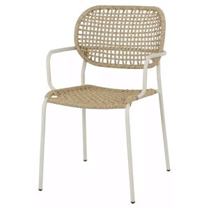 Bowen stoel oyster/natural - Eurofleur aanbieding