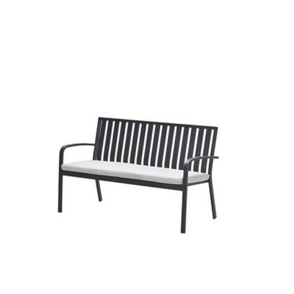 Bruno parkbank - aluminium - carbon black - valley sand Bruno parkbank - aluminium - carbon black - valley sand