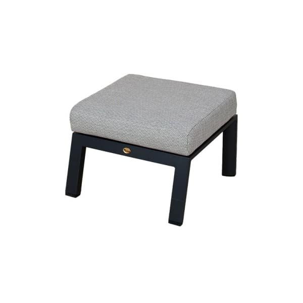 Evergreen voetenbank midnight grey - Oosterik home